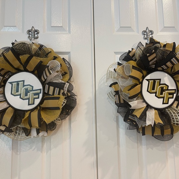 UCF Wreath College wreath, University of Central Florida wreath /decor UCF - Picture 5 of 5